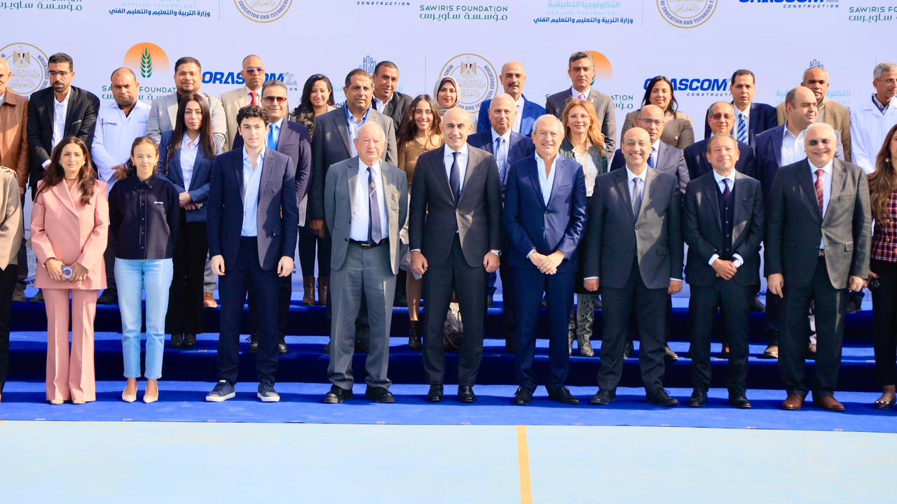 وزير التربية والتعليم يفتتح مدرسة "أنسي ساويرس للتكنولوجيا التطبيقية والإنشاءات"