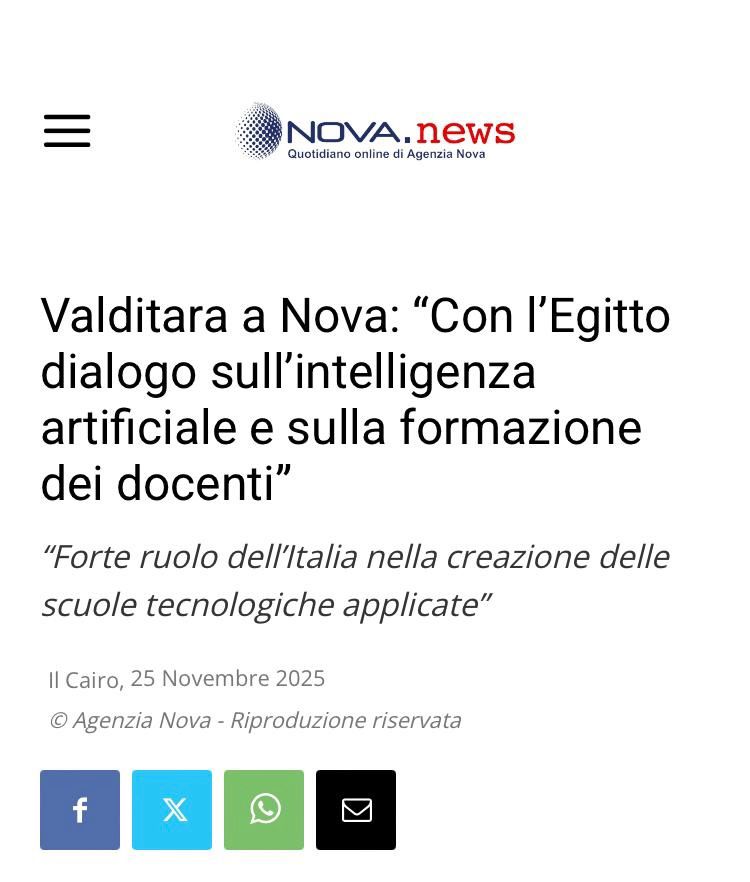 الصحافة الإيطالية ترحب بالشراكة التعليمية غير المسبوقة بين مصر وإيطاليا