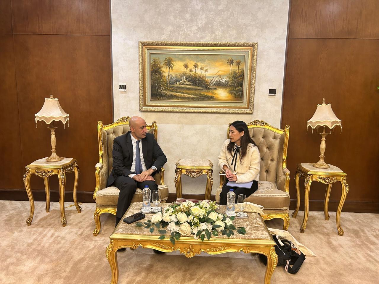 وزير التربية والتعليم يبحث مع نائب رئيس هيئة التعاون الدولي اليابانية (JICA) سبل مواصلة التعاون)