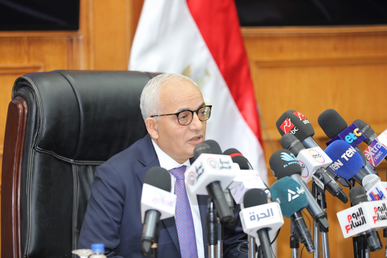 خلال مؤتمر صحفي للإعلان عن الاستعدادات النهائية للعام الدراسي الجديد: