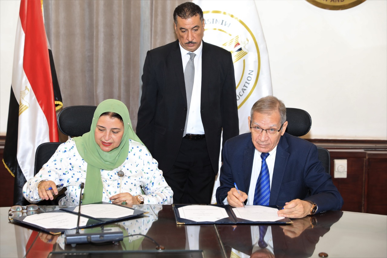 "Education" signs a cooperation protocol to launch Ammar 2 School for Applied Technology in the academic year 2023/2024)