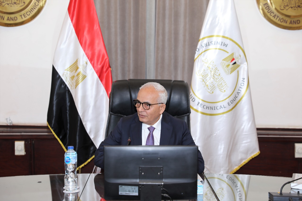 وزير التربية والتعليم يترأس اجتماع مجلس إدارة المركز القومي للامتحانات والتقويم التربوي
