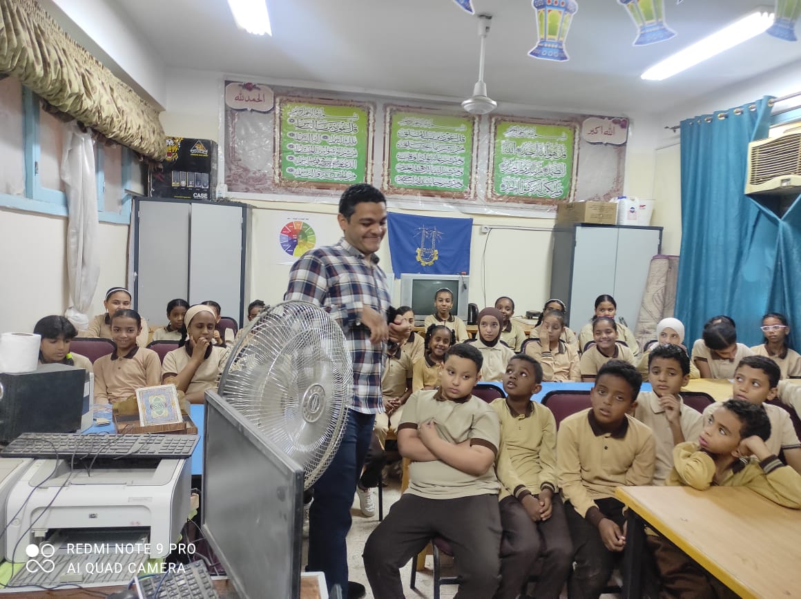 ورش عمل للتوعية بترشيد الكهرباء بالتعاون مع شركة مصر العليا لتوزيع الكهرباء 