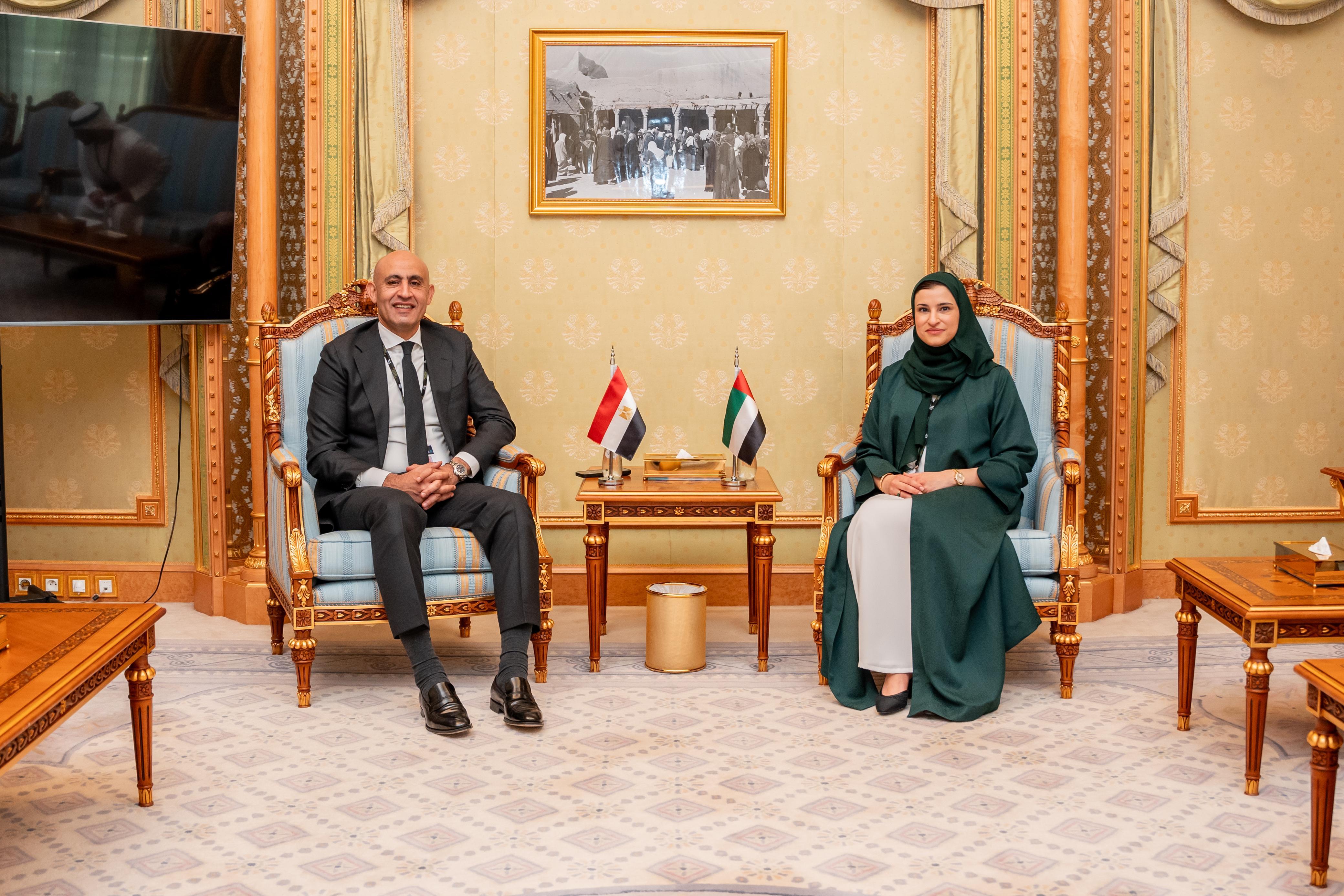وزير التربية والتعليم يلتقى بوزيرة التربية والتعليم بدولة الإمارات العربية المتحدة)