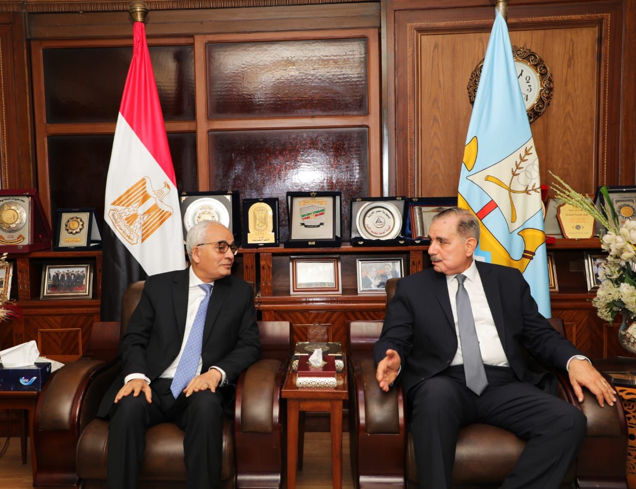 وزير التربية والتعليم يصل إلى محافظة كفر الشيخ لتفقد عدد من المدارس ومتابعة انتظام العام الدراسى ٢٠٢٣ /٢٠٢٤ )