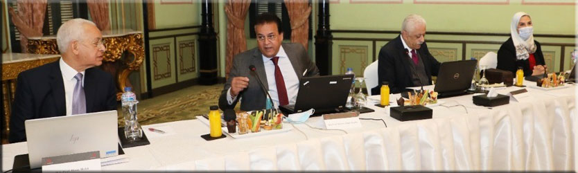 The ministers of "education", "higher education" and "solidarity" participate in the meeting of the steering committee for the partnership between the Egyptian and Japanese sides)