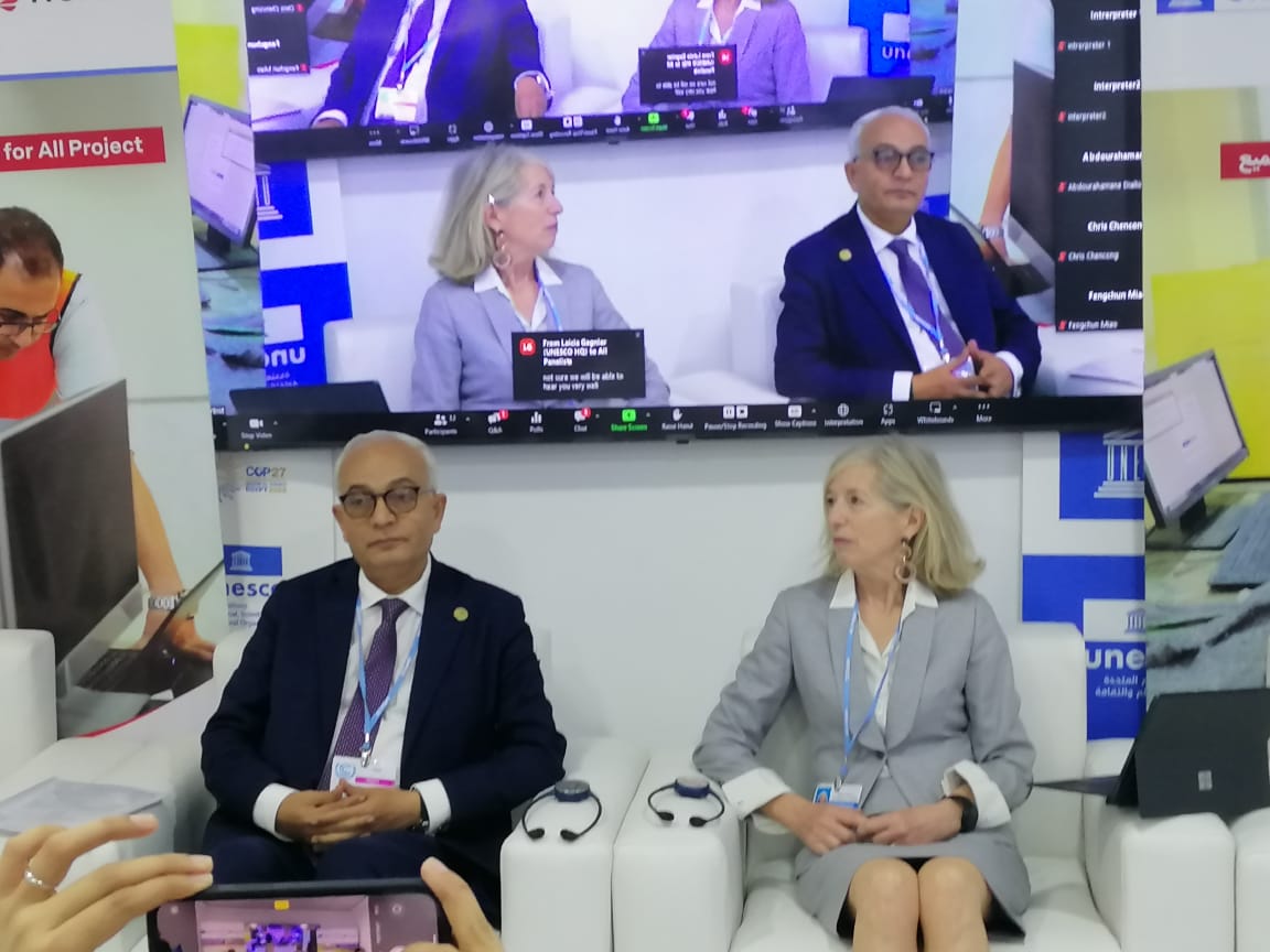 خلال مشاركته بفعاليات قمة الأمم المتحدة للمناخ Cop 27: وزير التربية والتعليم يشارك في جلسة نقاشية بعنوان "مشروع المدارس المفتوحة للجميع التي تدعم التكنولوجيا"