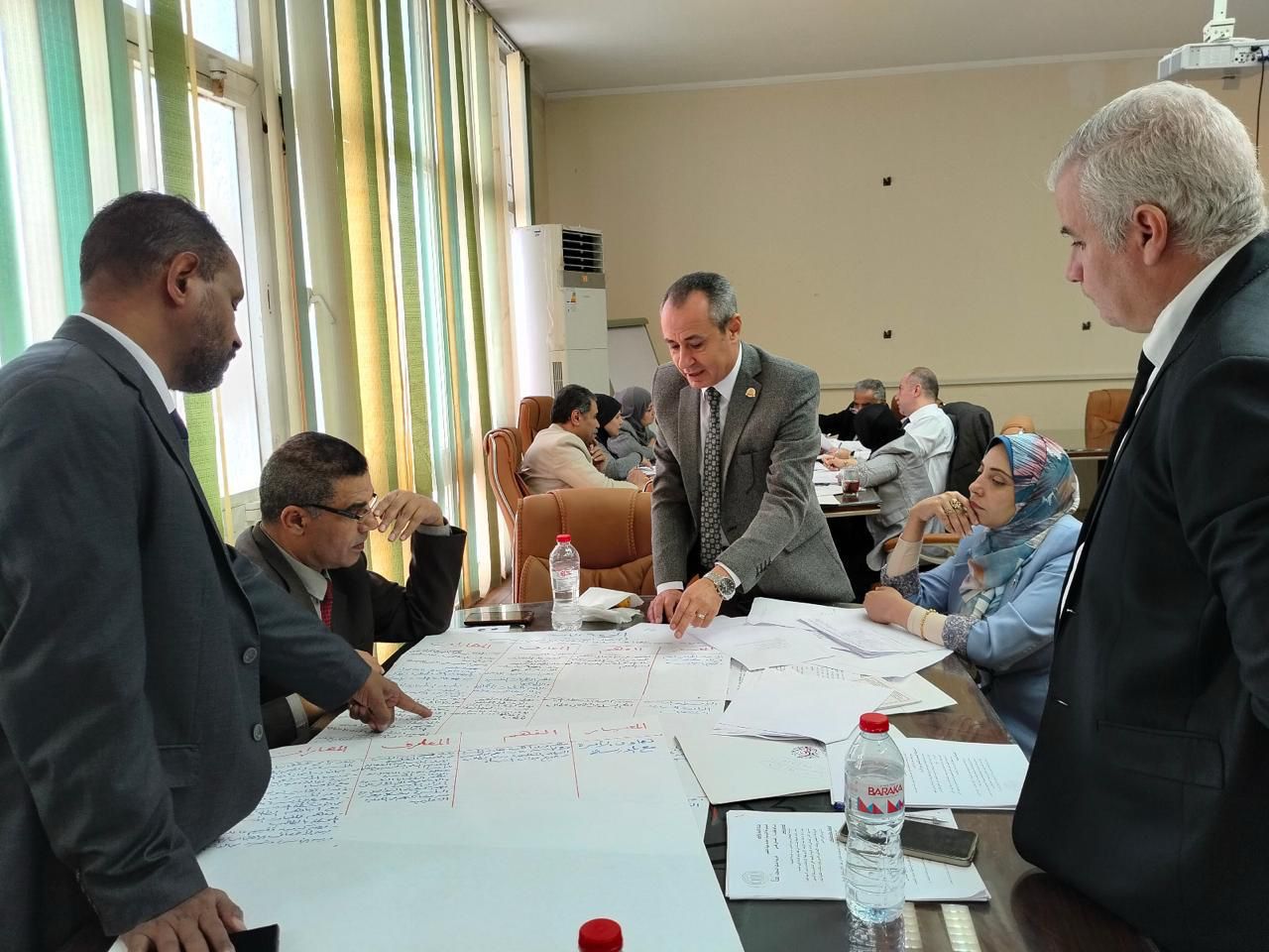 The Ministry of Education holds a series of workshops to prepare a matrix of training programs)