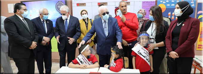 The Minister of Education and the Governor of South Sinai inaugurate the Egyptian-Japanese School in Sharm El-Sheikh)