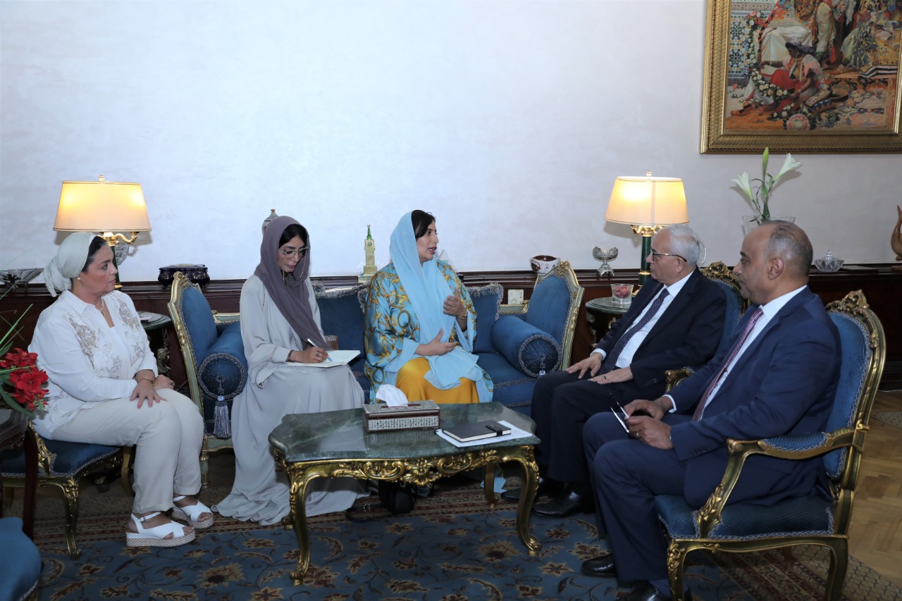 وزير التربية والتعليم يستقبل سفيرة دولة الإمارات لدى مصر لبحث سبل تعزيز التعاون